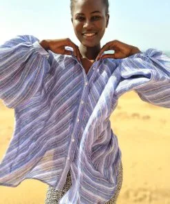 CLARAMONTE Blouse CHEVRON -Robes Soldes Boutique claramonte blouse chevron 3 scaled