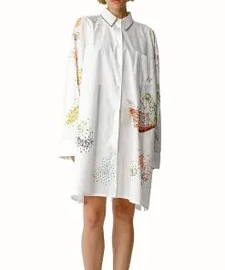 Forte_forte Robe Chemise Crazy Love -Robes Soldes Boutique forteforte robe chemise crazy love 2