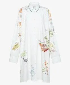 Forte_forte Robe Chemise Crazy Love -Robes Soldes Boutique forteforte robe chemise crazy love 3