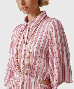 Forte_forte Robe STRIPE -Robes Soldes Boutique forteforte robe stripe 1