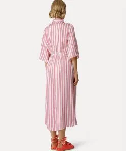 Forte_forte Robe STRIPE -Robes Soldes Boutique forteforte robe stripe 2