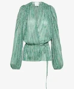 Forte_forte Top Lurex Pliss'