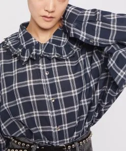 LAURENCE BRAS Chemise CAMPING Black -Robes Soldes Boutique laurence bras chemise camping black 1