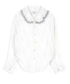 LAURENCE BRAS Chemise CAMPING White