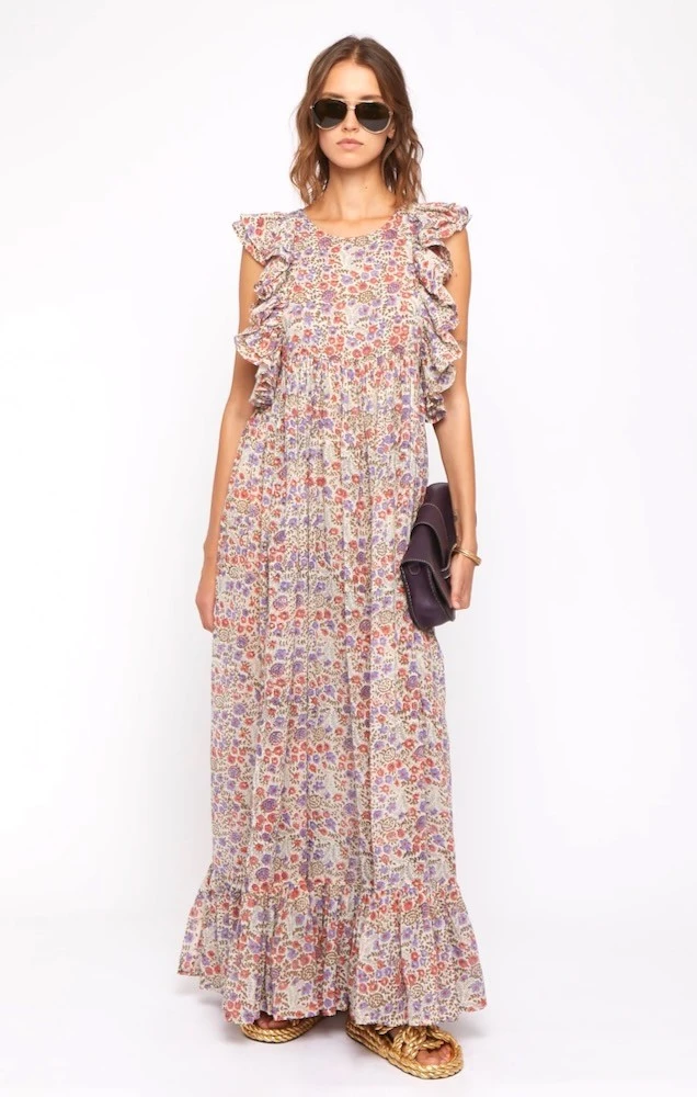 LAURENCE BRAS Robe FILLETTE Purple 4 LAURENCE BRAS Robe FILLETTE Purple – Image 2