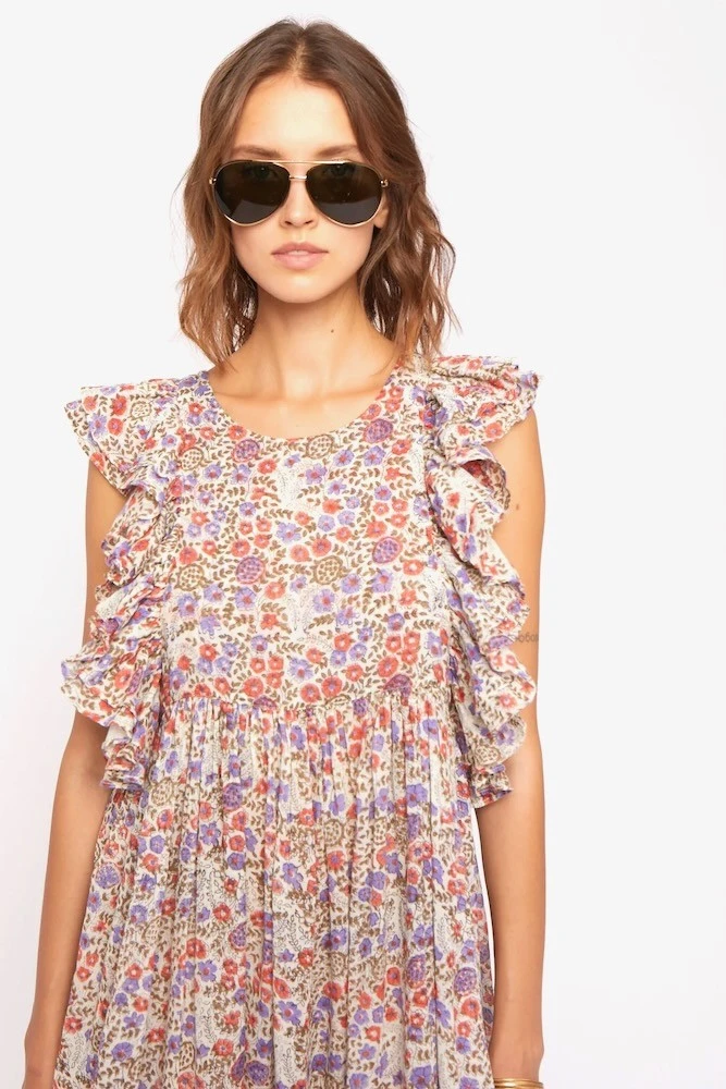 LAURENCE BRAS Robe FILLETTE Purple 5 LAURENCE BRAS Robe FILLETTE Purple – Image 3