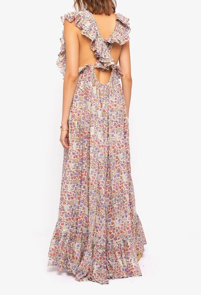 LAURENCE BRAS Robe FILLETTE Purple 6 LAURENCE BRAS Robe FILLETTE Purple – Image 4