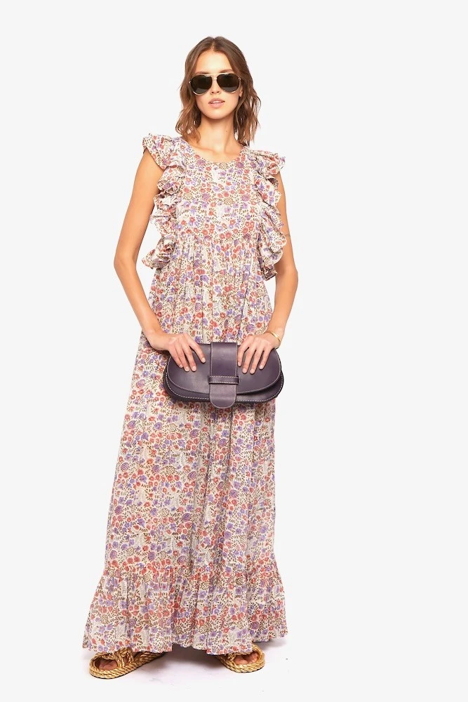 LAURENCE BRAS Robe FILLETTE Purple 7 LAURENCE BRAS Robe FILLETTE Purple – Image 5