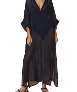 MARE DI LATTE Cafetan BELLA PASHMINA INK