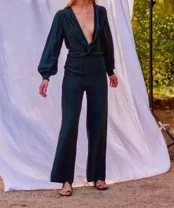 MARE DI LATTE Combipantalon ABBA ARDOISE -Robes Soldes Boutique mare di latte combipantalon abba ardoise 1