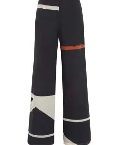 MARE DI LATTE Pantalon ERIKA BLACK -Robes Soldes Boutique mare di latte pantalon erika black 2