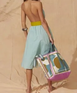 MARE DI LATTE Paréo Malin ALINE LAGON -Robes Soldes Boutique mare di latte pareo malin aline 12