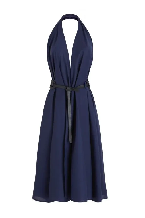 MARE DI LATTE Paréo Malin ALINE BLUE PRINT -Robes Soldes Boutique mare di latte pareo malin aline