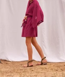 MARE DI LATTE Robe ALABAMA DARK PURPLE 8 MARE DI LATTE Robe ALABAMA DARK PURPLE -Robes Soldes Boutique mare di latte robe alabama dark purple 1