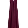 MARE DI LATTE Robe IVINA DARK PURPLE -Robes Soldes Boutique mare di latte robe ivina dark purple