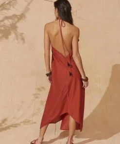 MARE DI LATTE Robe IVINA POTTER CLAY -Robes Soldes Boutique mare di latte robe ivina potter clay 3