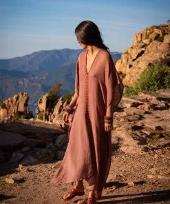 MARE DI LATTE Robe Poncho RAFAELE -Robes Soldes Boutique mare di latte robe poncho dana 2