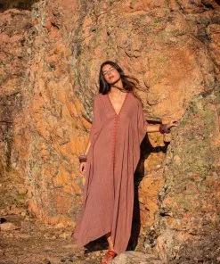 MARE DI LATTE Robe Poncho RAFAELE -Robes Soldes Boutique mare di latte robe poncho dana 3