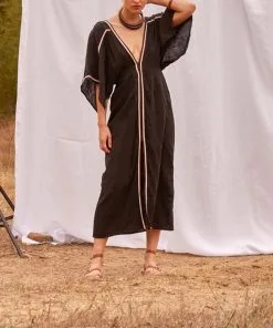 MARE DI LATTE Robe SOUANE BLACK 6 MARE DI LATTE Robe SOUANE BLACK -Robes Soldes Boutique mare di latte robe souane black 3