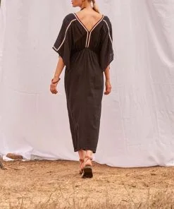 MARE DI LATTE Robe SOUANE BLACK 7 MARE DI LATTE Robe SOUANE BLACK -Robes Soldes Boutique mare di latte robe souane black 4