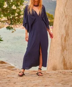 MARE DI LATTE Robe SOUANE SOIE -Robes Soldes Boutique mare di latte robe souane soie 1