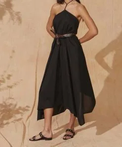 MARE DI LATTE Robe IVINA BLACK -Robes Soldes Boutique mare di latte robe tabata 3