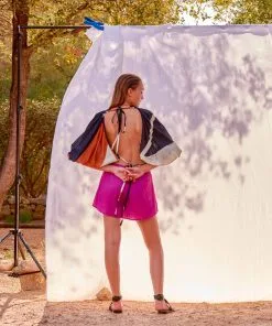 MARE DI LATTE Top DIVYA BLACK COMBO -Robes Soldes Boutique mare di latte top divya black combo 3