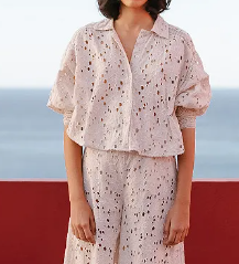 MES DEMOISELLES...PARIS MES DEMOISELLES Chemise LORETTA écru 7 MES DEMOISELLES...PARIS MES DEMOISELLES Chemise LORETTA écru – Image 5