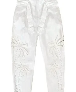 MES DEMOISELLES...PARIS MES DEMOISELLES Pantalon DALMA White