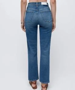 RE/DONE Jeans 70S STOVE PIPE WESTERN BLUE -Robes Soldes Boutique redone jeans 70s stove pipe 1