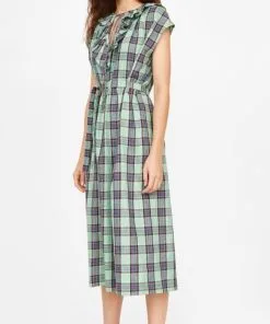 ROSEANNA Robe RIO CHECK -Robes Soldes Boutique roseanna robe rio check 1