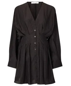 SAMSOE SAMSOE Robe ENGLA Black