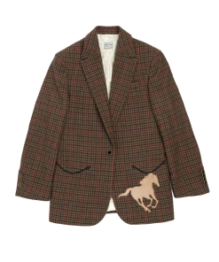 WASHINGTON DEE CEE WASHINGTON DEE-CEE CHECKERED BLAZER