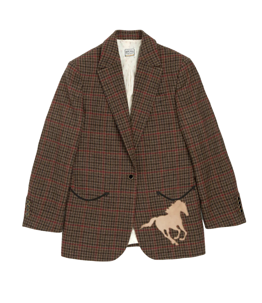 WASHINGTON DEE CEE WASHINGTON DEE-CEE CHECKERED BLAZER 3 WASHINGTON DEE CEE WASHINGTON DEE-CEE CHECKERED BLAZER